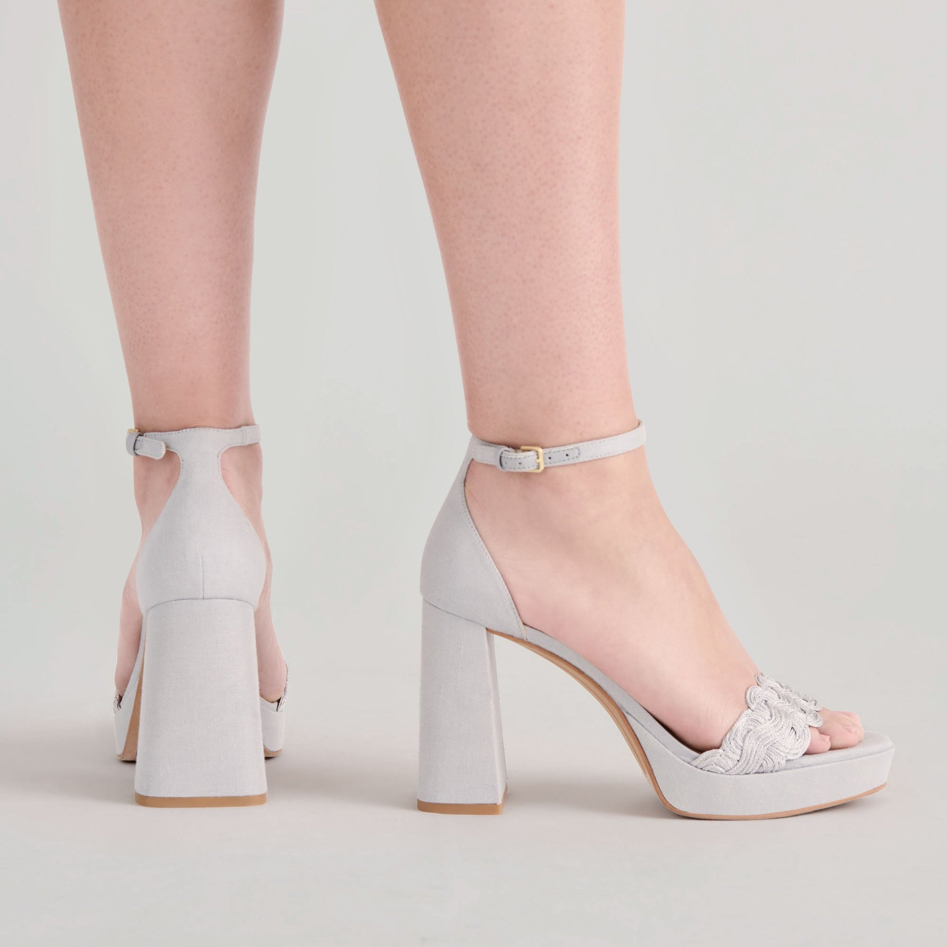PELTIN HEELS GREY WOVEN RAFFIA
 – Dolce Vita