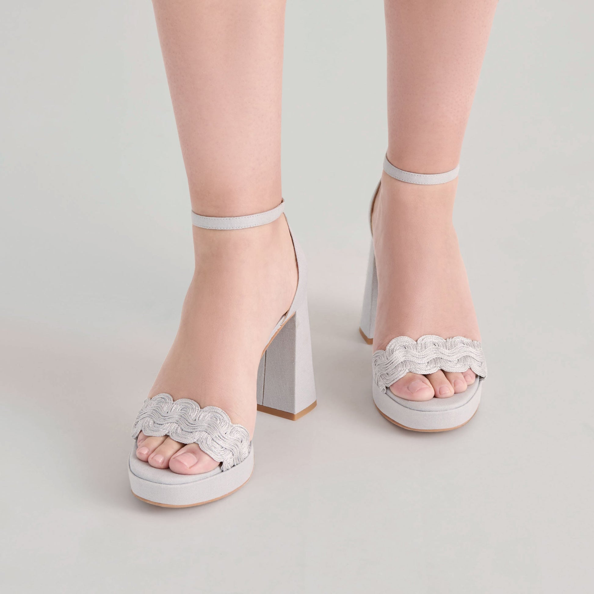 PELTIN HEELS GREY WOVEN RAFFIA
 – Dolce Vita