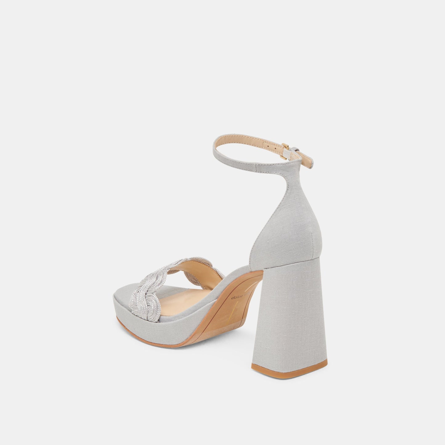 PELTIN HEELS GREY WOVEN RAFFIA
 – Dolce Vita