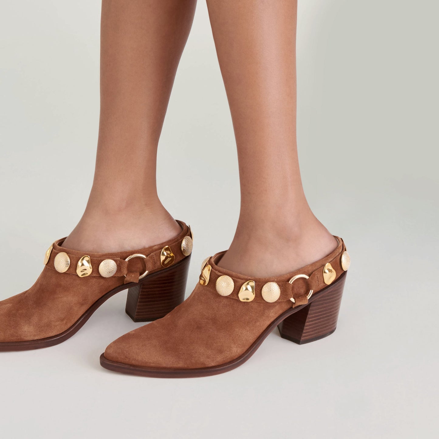 Kanyon Brown Suede Heels