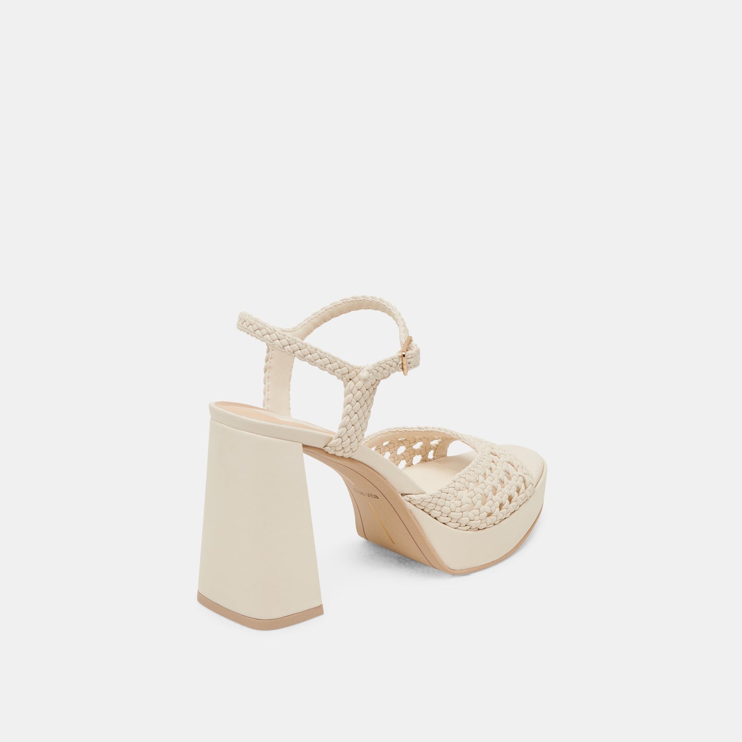 PEYTEN WIDE HEELS CREME WOVEN STELLA
 – Dolce Vita