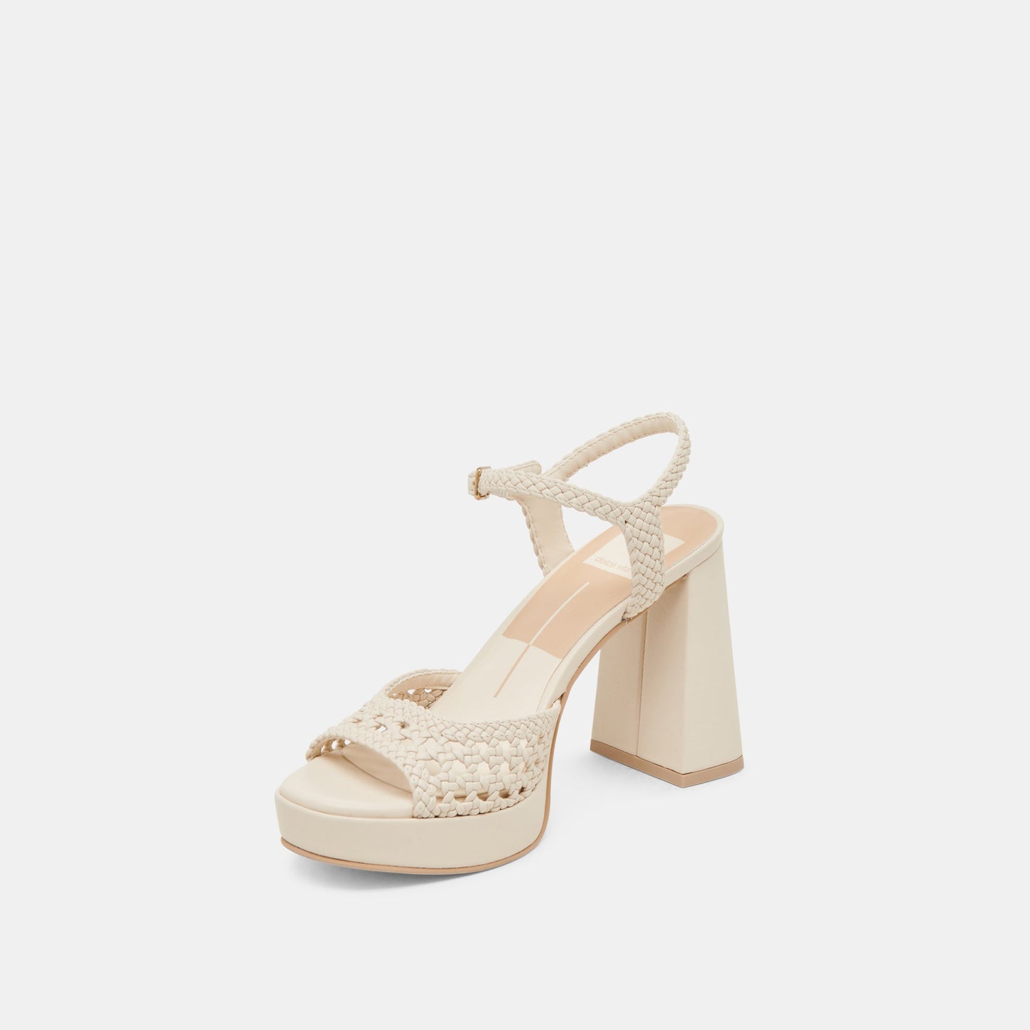 PEYTEN WIDE HEELS CREME WOVEN STELLA
 – Dolce Vita