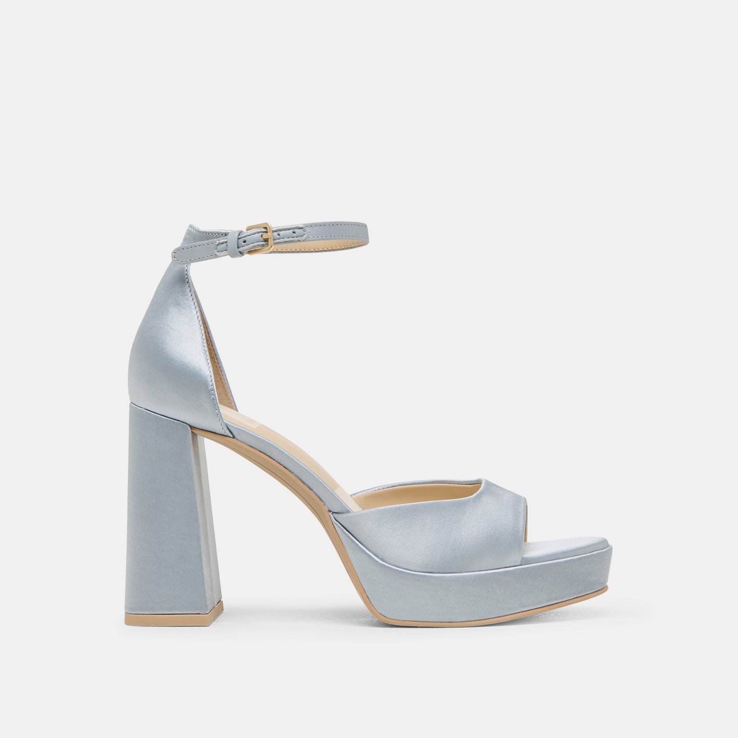 PANDRO HEELS LIGHT BLUE SATIN
 – Dolce Vita