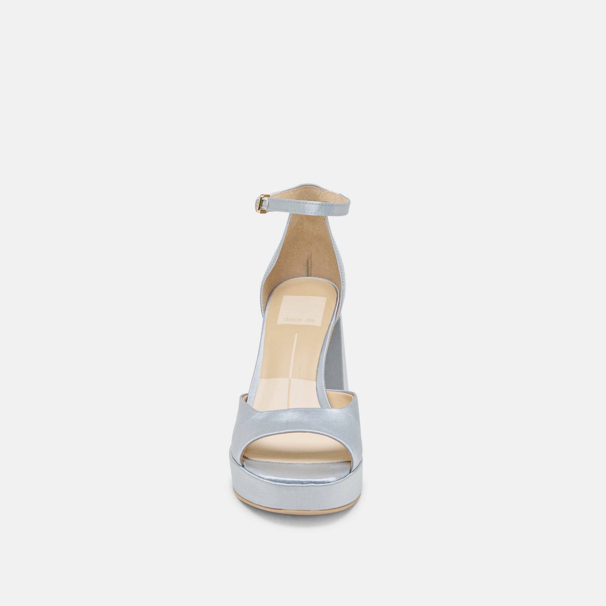PANDRO HEELS LIGHT BLUE SATIN
 – Dolce Vita