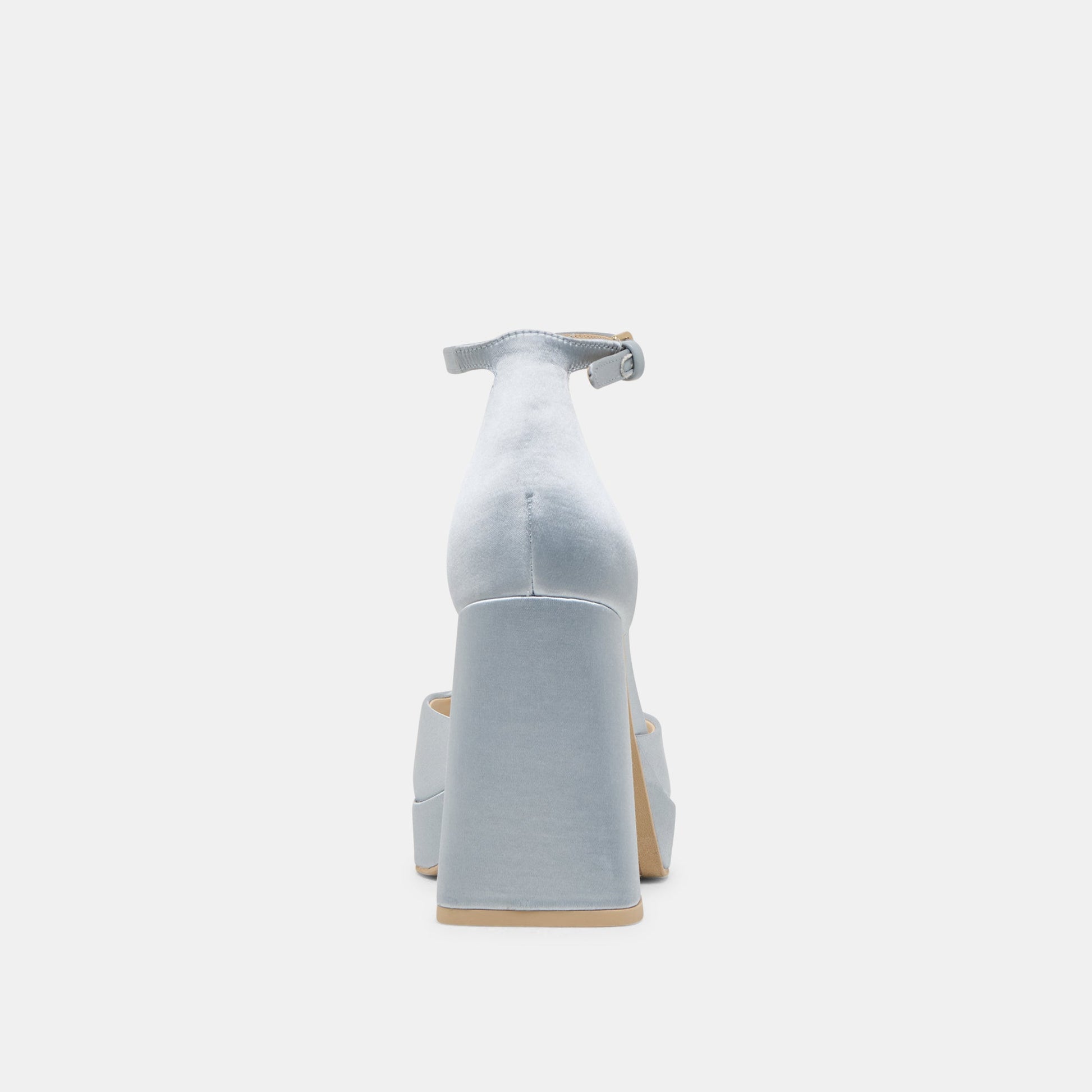 PANDRO HEELS LIGHT BLUE SATIN
 – Dolce Vita