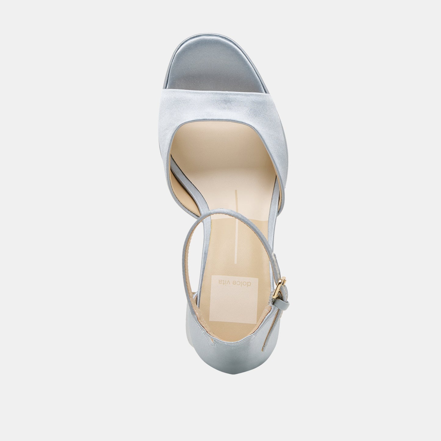 PANDRO HEELS LIGHT BLUE SATIN
 – Dolce Vita