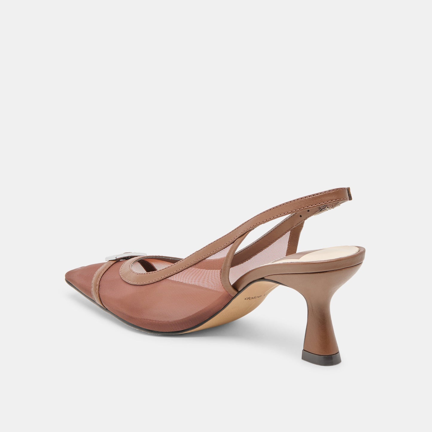 Lorine Espresso Mesh Heels