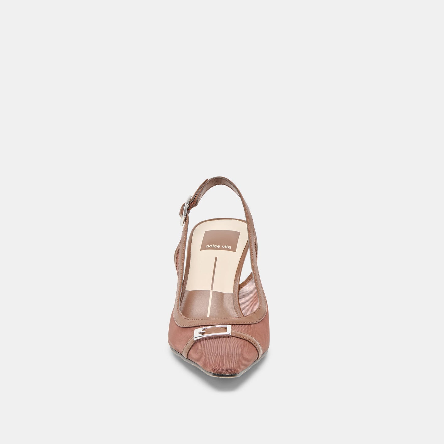Lorine Espresso Mesh Heels