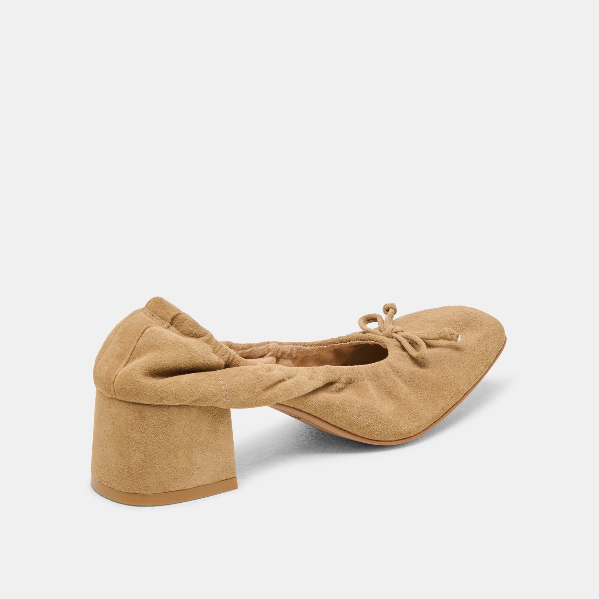 Karmin Dk Taupe Suede Heels