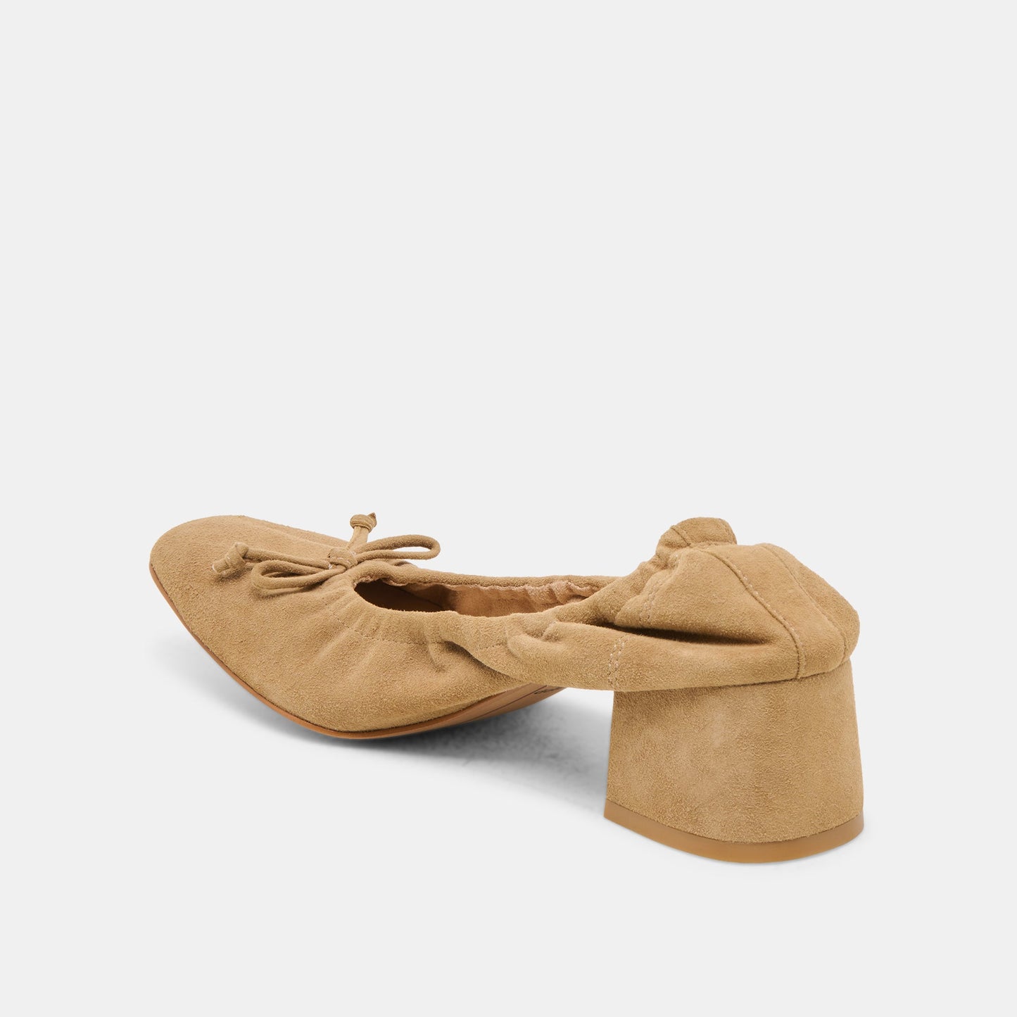 Karmin Dk Taupe Suede Heels