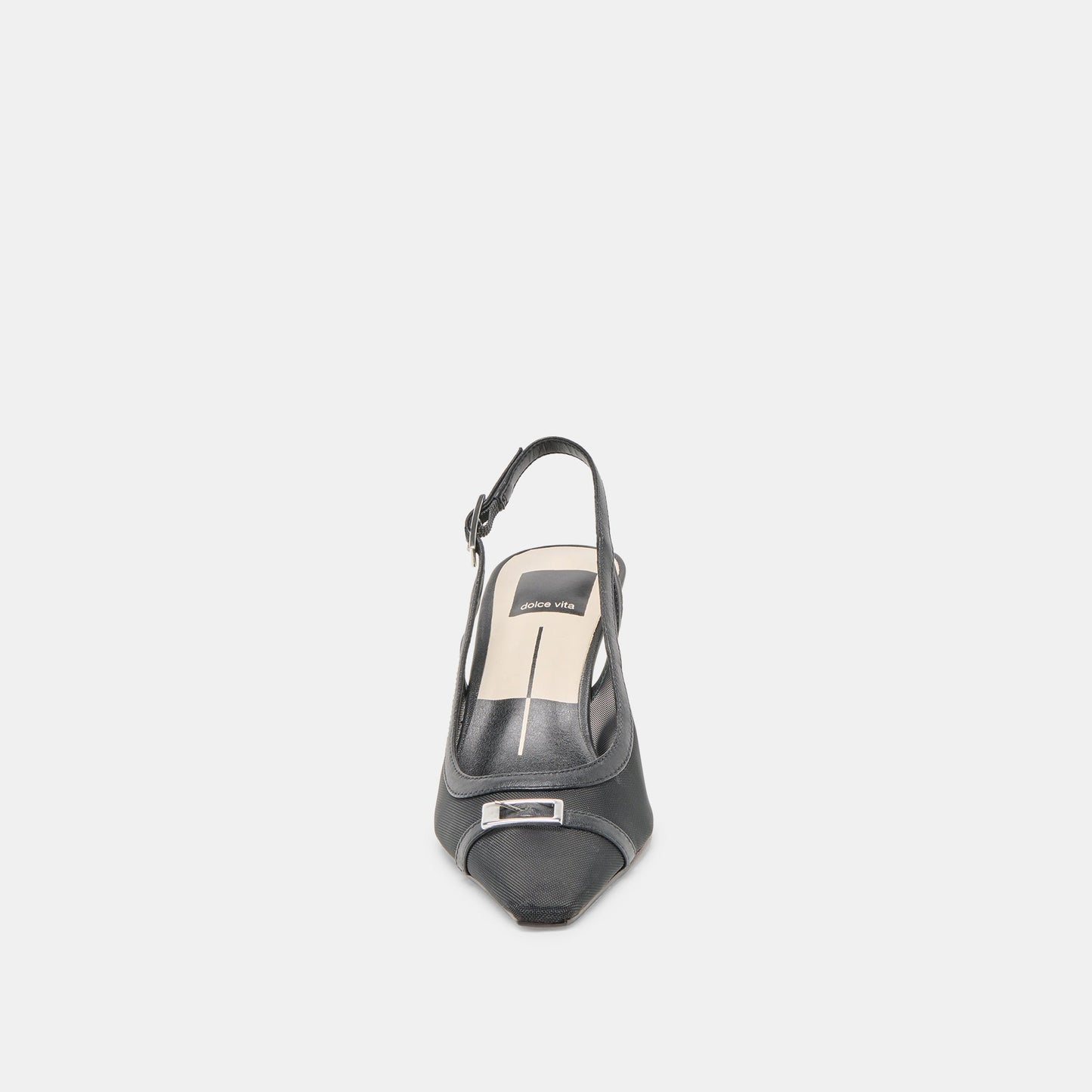 Lorine Onyx Mesh Heels