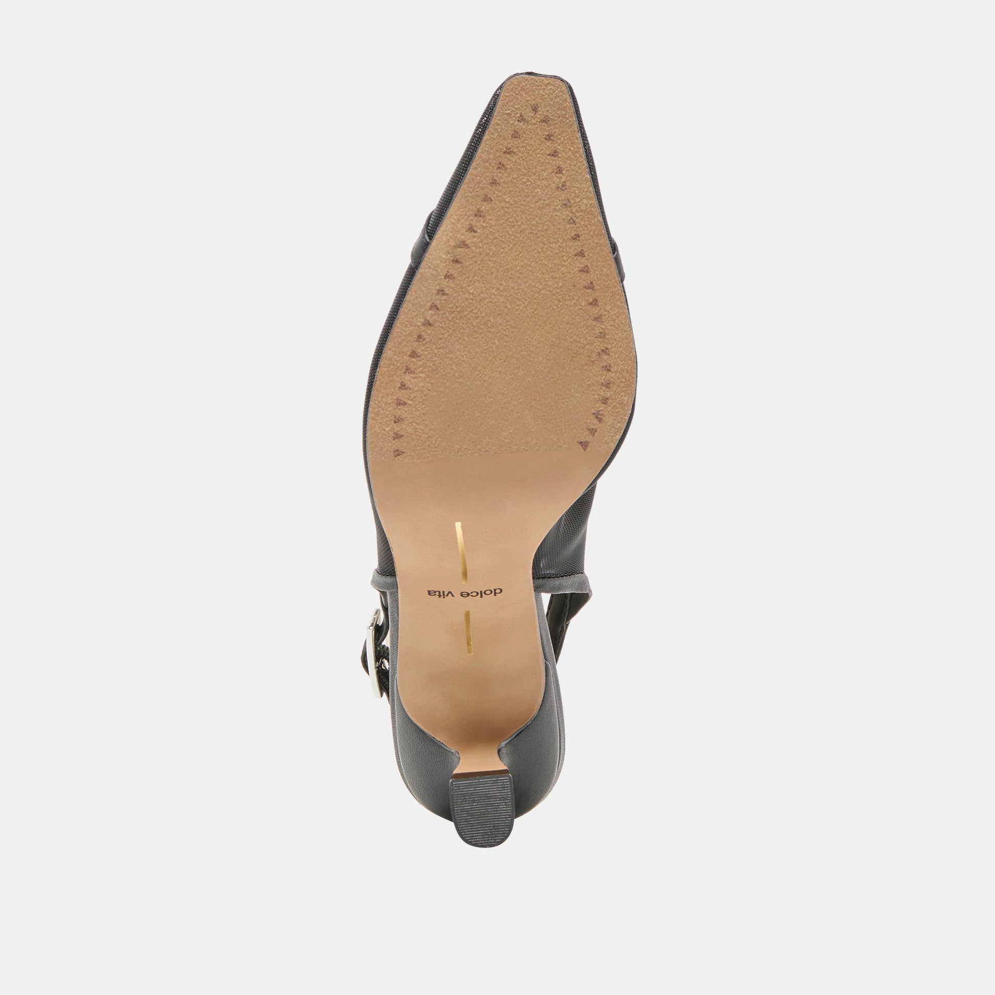 Lorine Onyx Mesh Heels