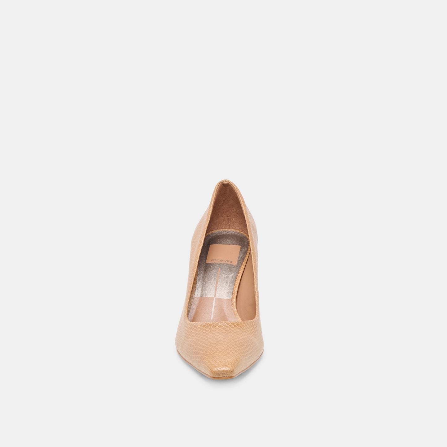 Briona Whiskey Embossed Leather Heels