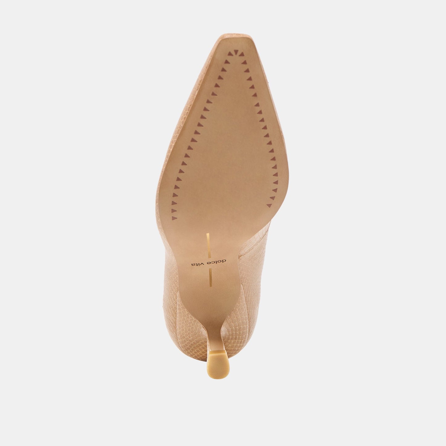 Briona Whiskey Embossed Leather Heels