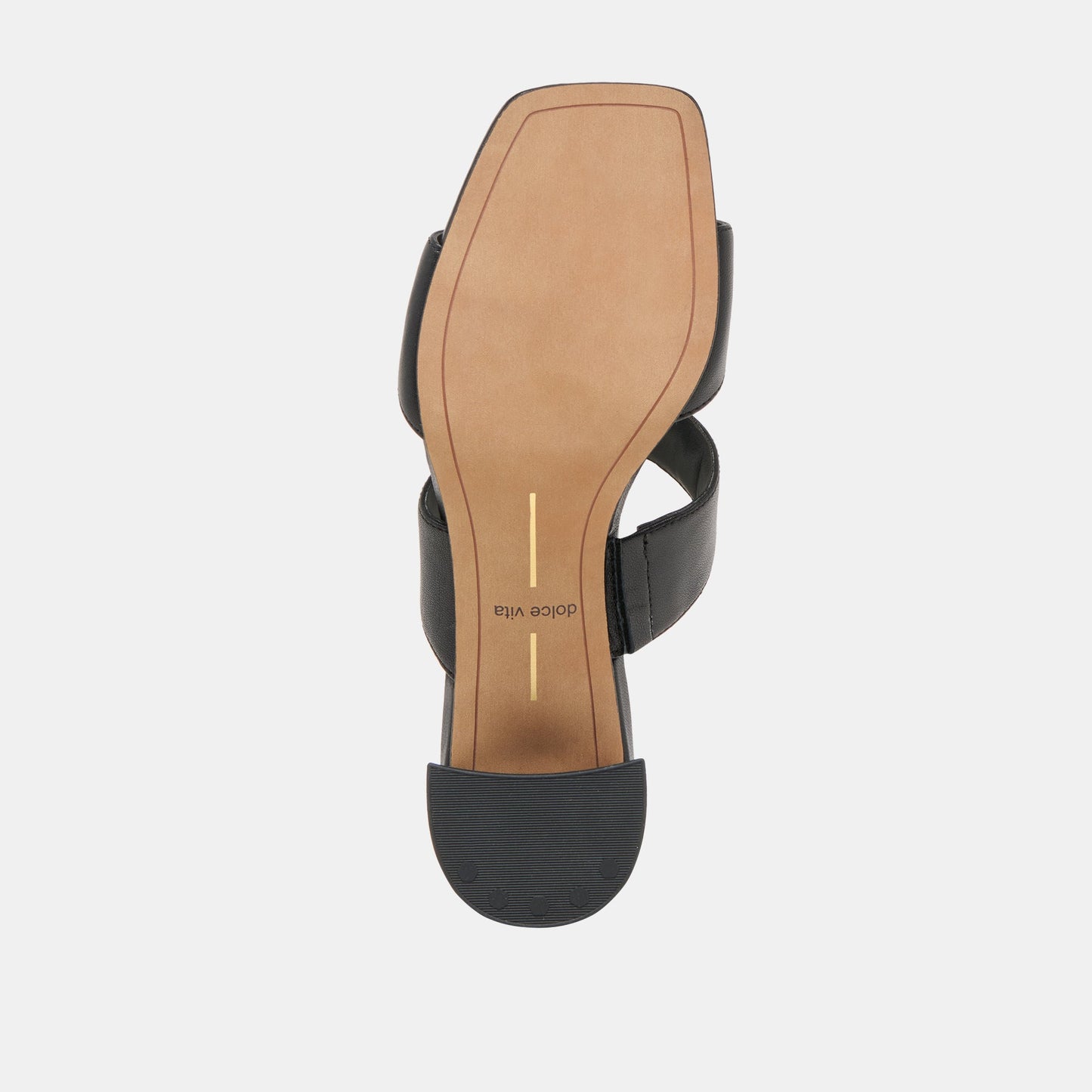 Barnet Black Leather Heels