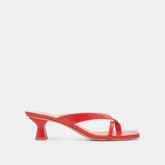 BREVEL WIDE HEELS CHILI LEATHER
 – Dolce Vita