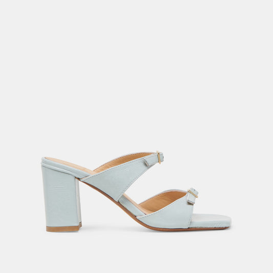 SHANE HEELS ICE BLUE CRINKLE PATENT
 – Dolce Vita