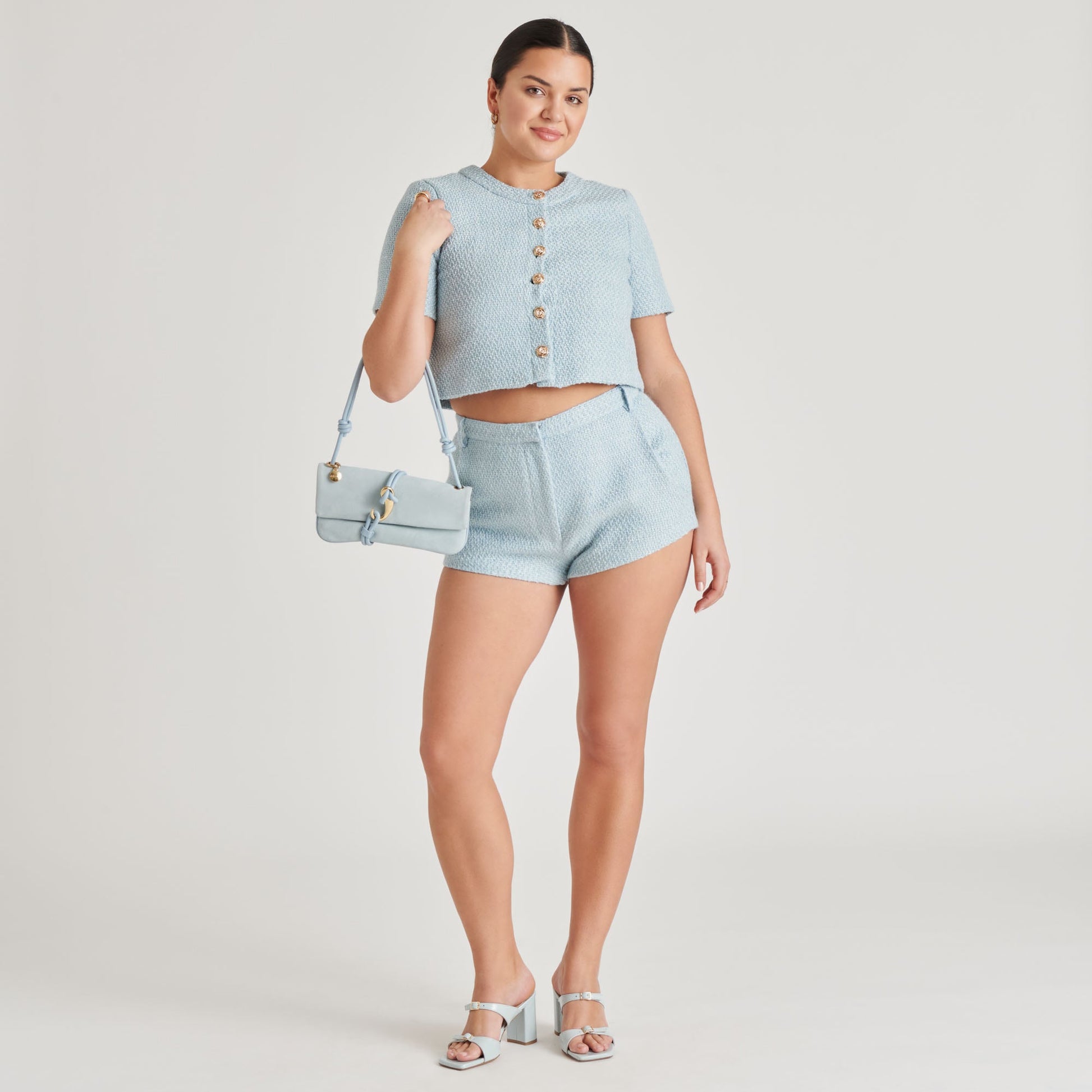 SHANE HEELS ICE BLUE CRINKLE PATENT
 – Dolce Vita