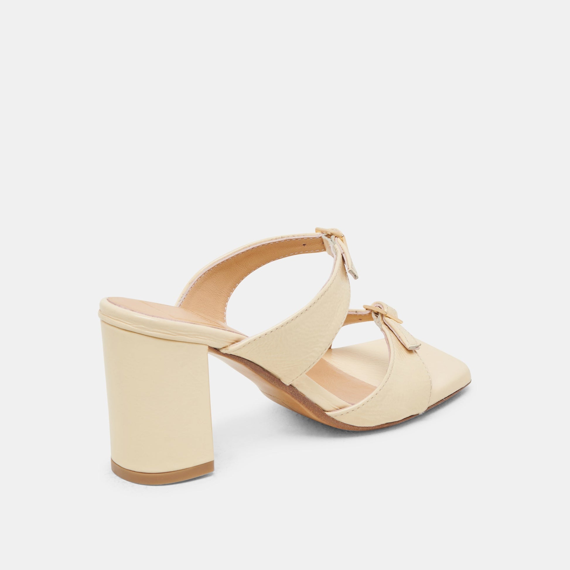 SHANE HEELS LIGHT YELLOW CRINKLE PATENT
 – Dolce Vita