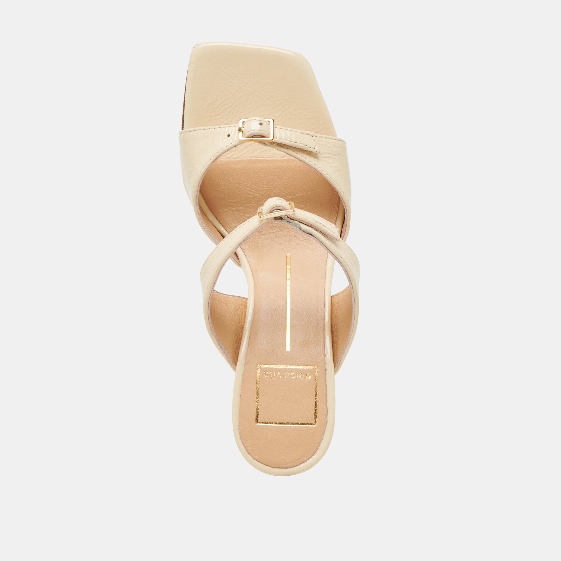 SHANE HEELS LIGHT YELLOW CRINKLE PATENT
 – Dolce Vita