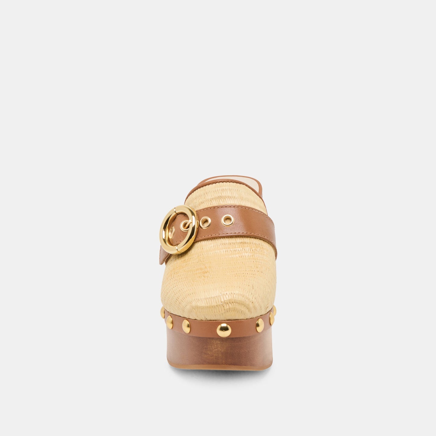 Debrah Lt Natural Raffia Clogs