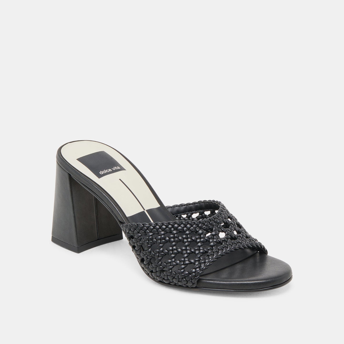 MARGOE HEELS BLACK WOVEN STELLA
 – Dolce Vita