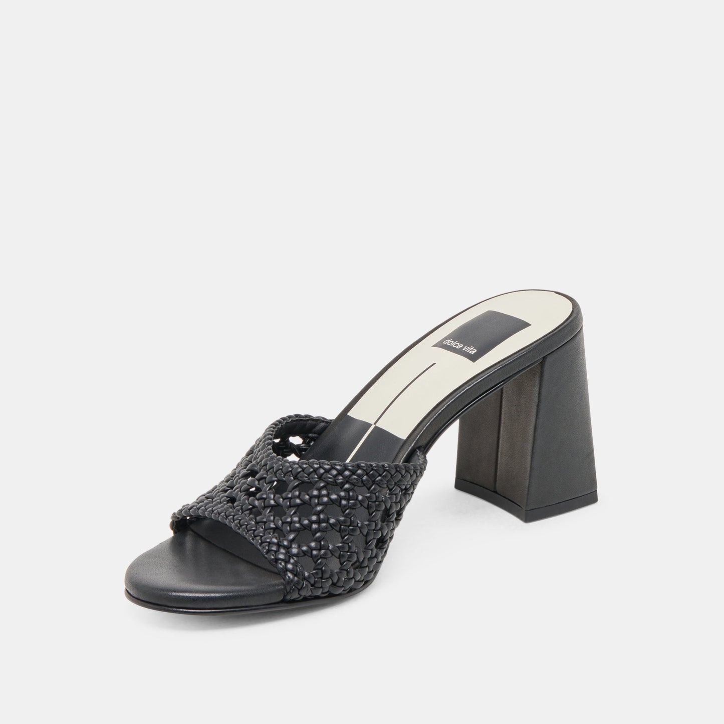 MARGOE HEELS BLACK WOVEN STELLA
 – Dolce Vita