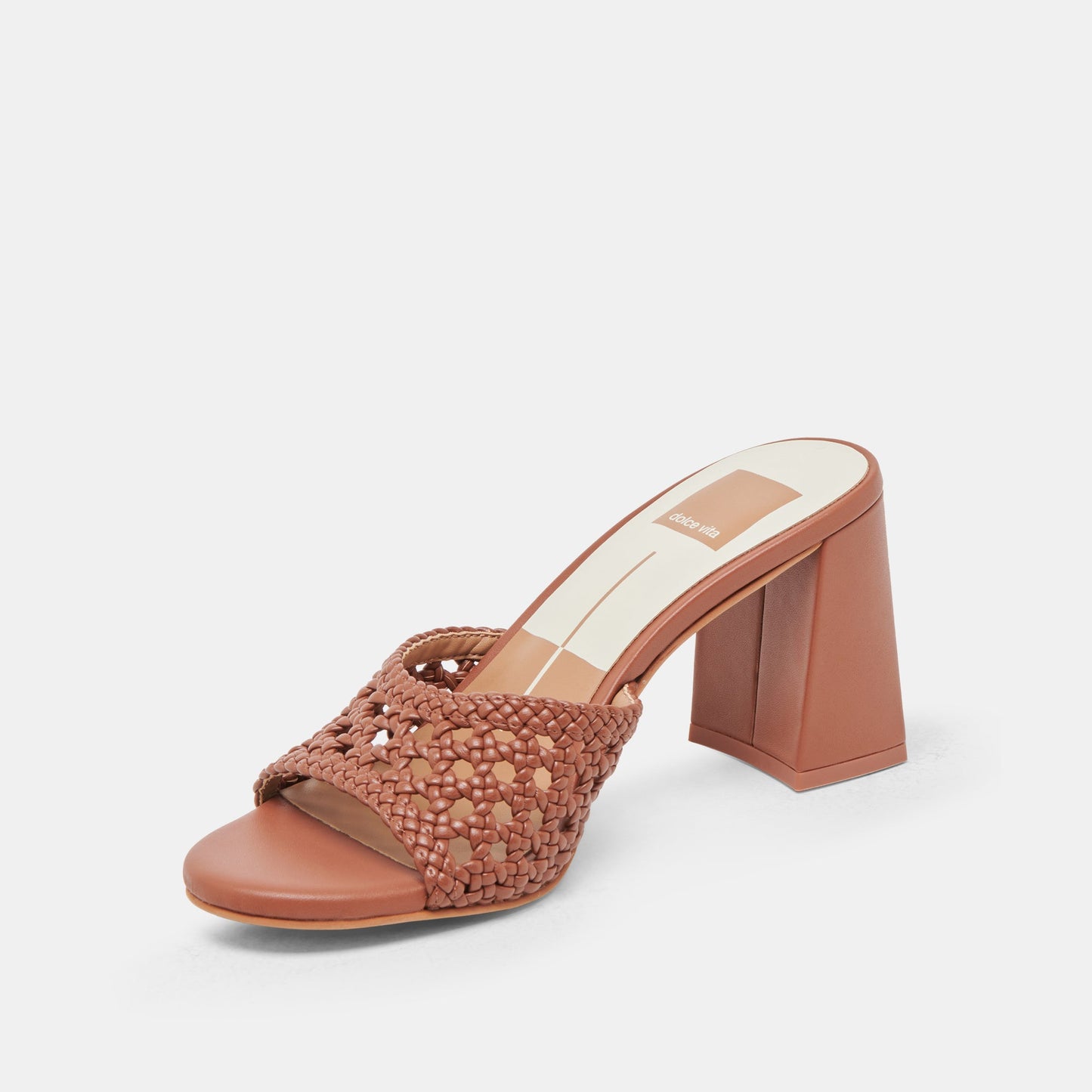 MARGOE HEELS COGNAC WOVEN STELLA
 – Dolce Vita
