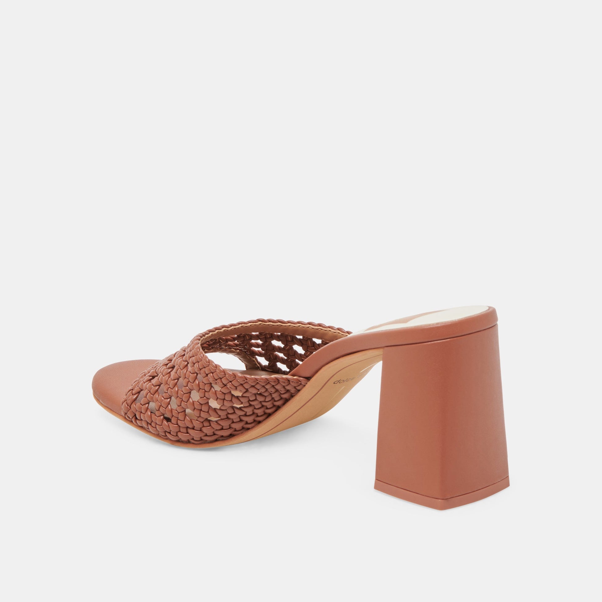 MARGOE HEELS COGNAC WOVEN STELLA
 – Dolce Vita