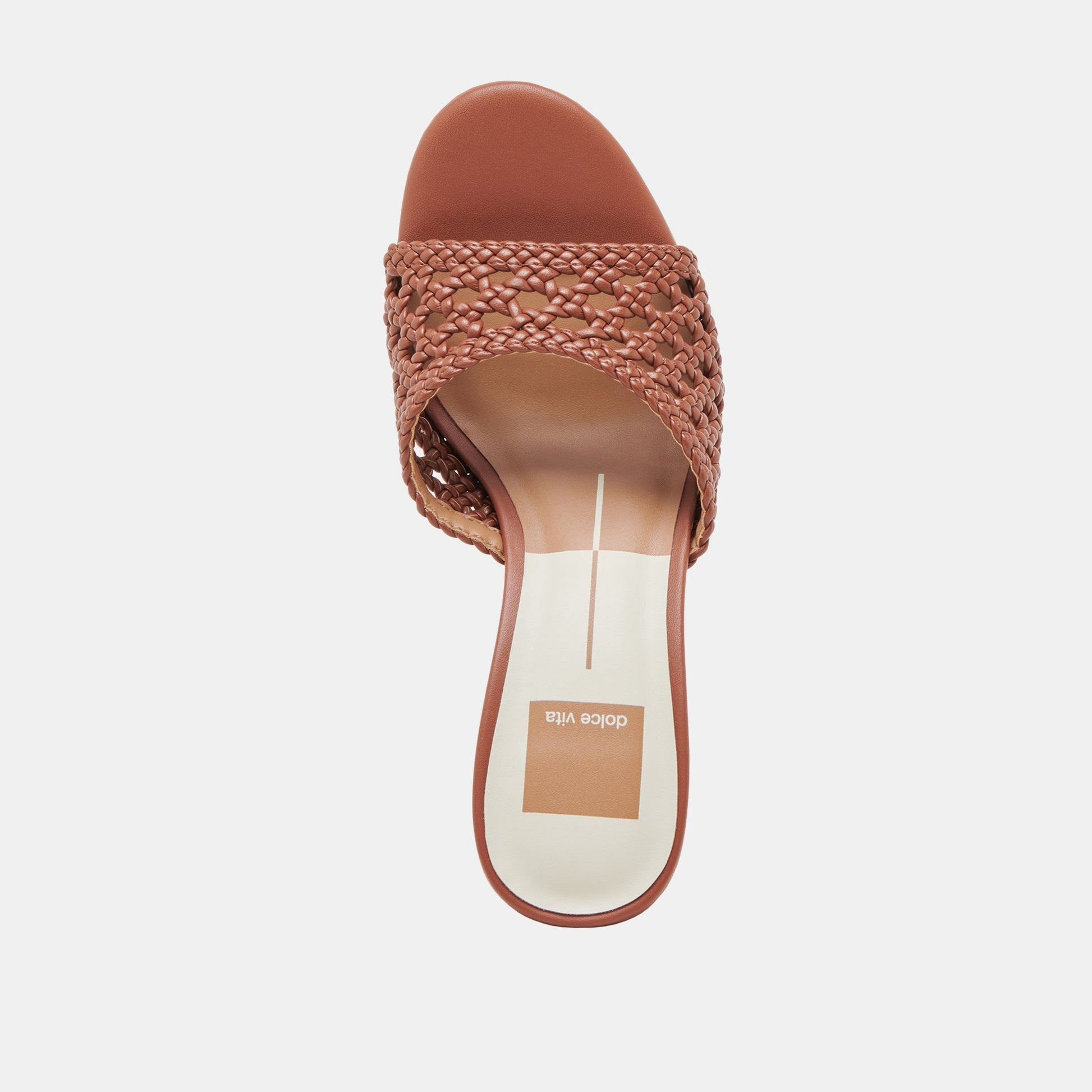 MARGOE HEELS COGNAC WOVEN STELLA
 – Dolce Vita