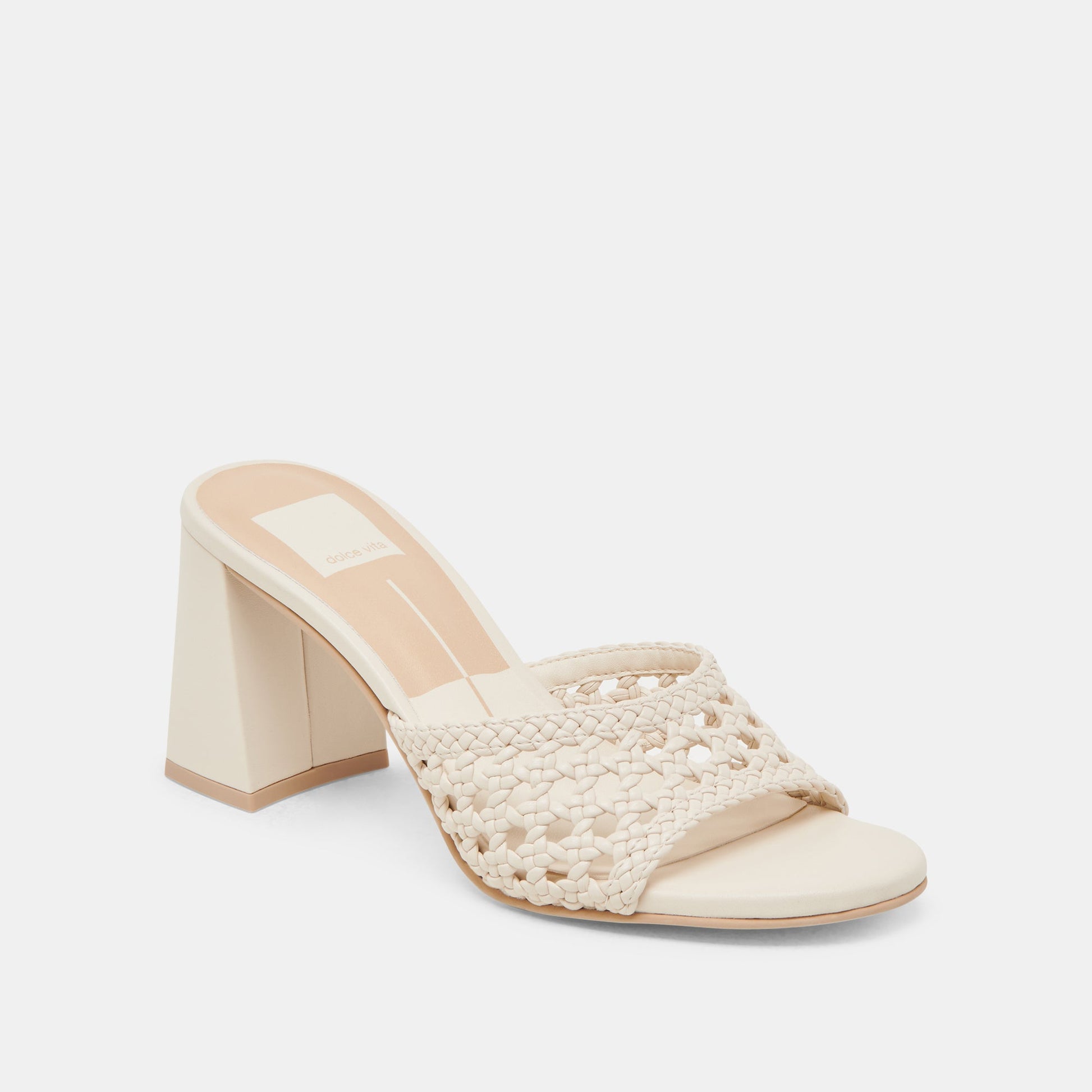MARGOE HEELS CREME WOVEN STELLA
 – Dolce Vita