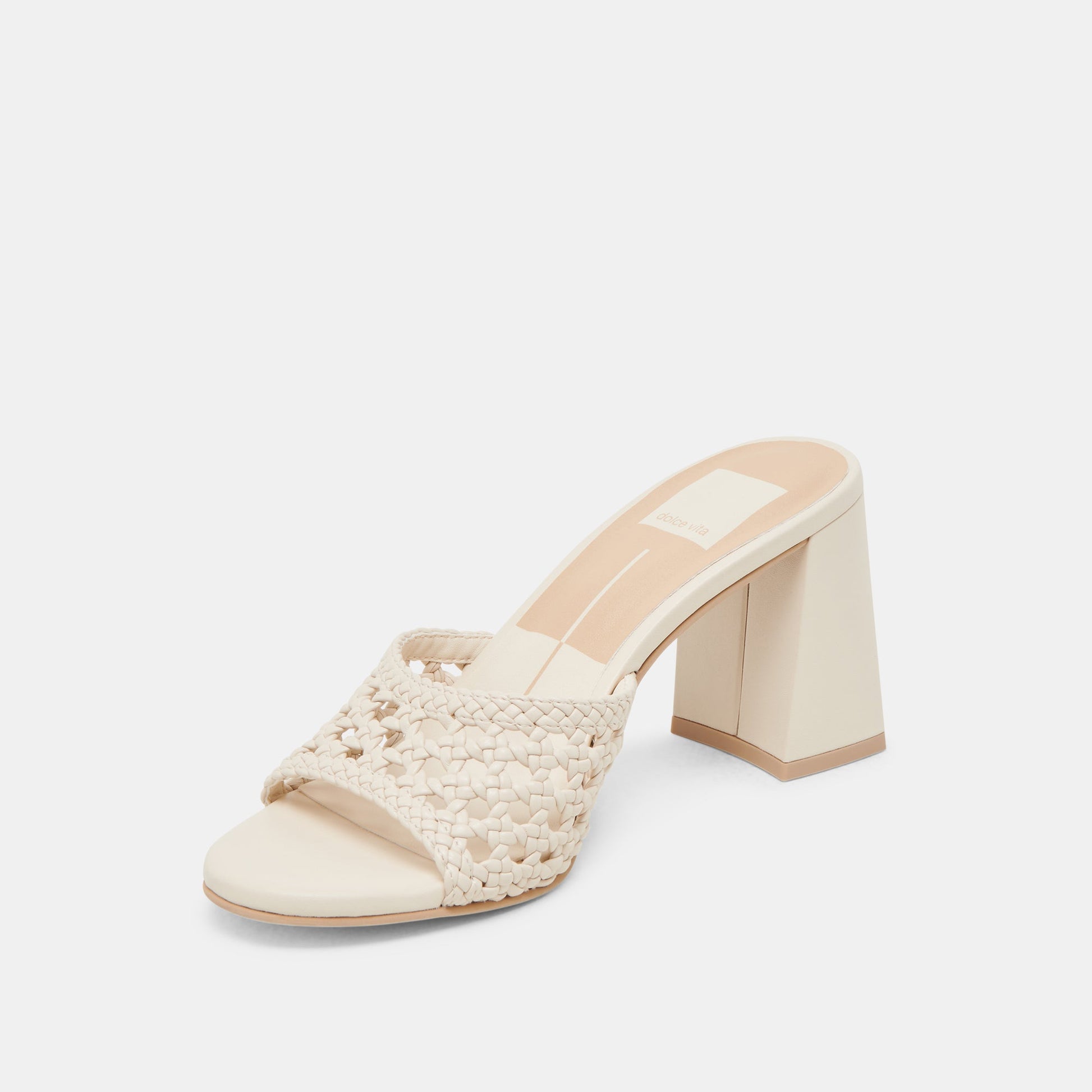 MARGOE HEELS CREME WOVEN STELLA
 – Dolce Vita
