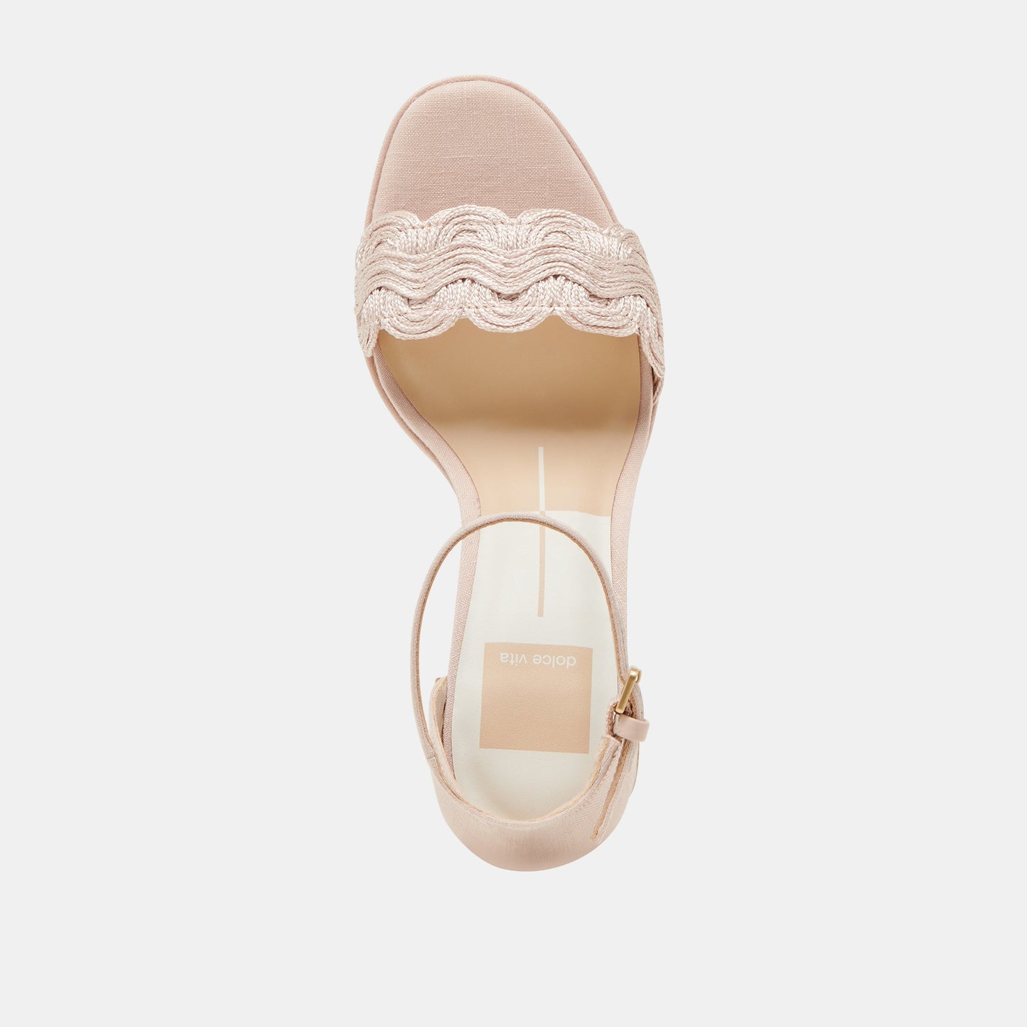 PELTIN HEELS LIGHT PINK WOVEN RAFFIA
 – Dolce Vita