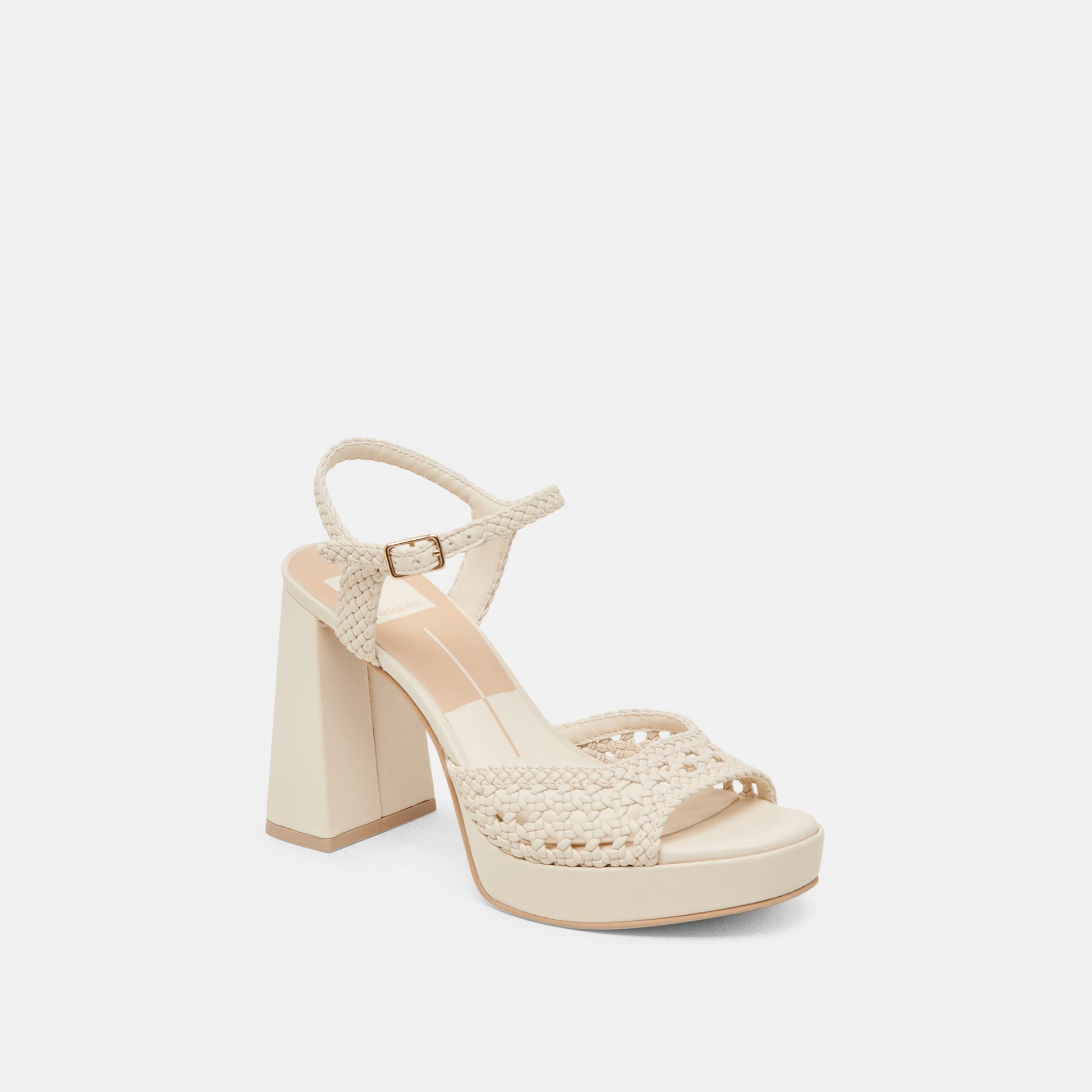 PEYTEN HEELS CREME WOVEN STELLA
 – Dolce Vita
