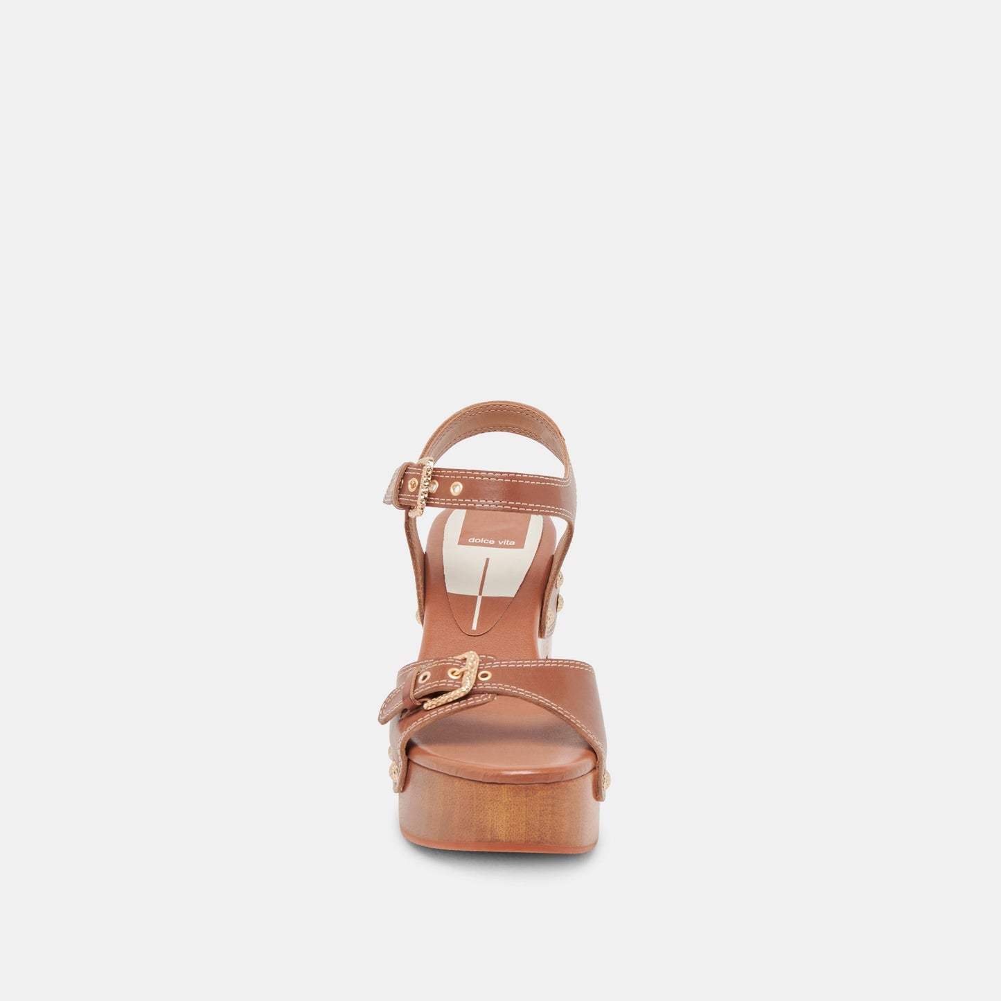 YANDY HEELS COGNAC LEATHER
 – Dolce Vita