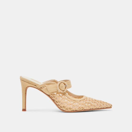 KEEKEE HEELS LT NATURAL WOVEN RAFFIA
 – Dolce Vita