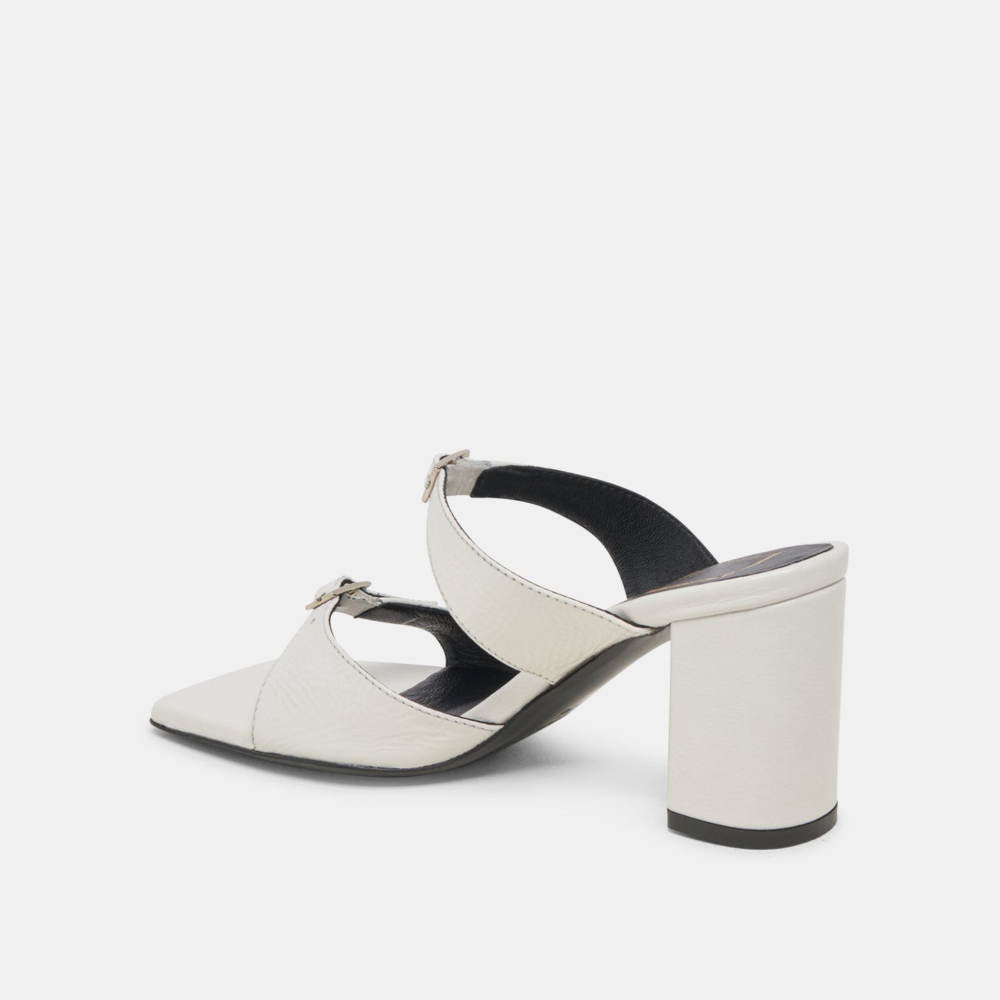SHANE HEELS OFF WHITE CRINKLE PATENT
 – Dolce Vita
