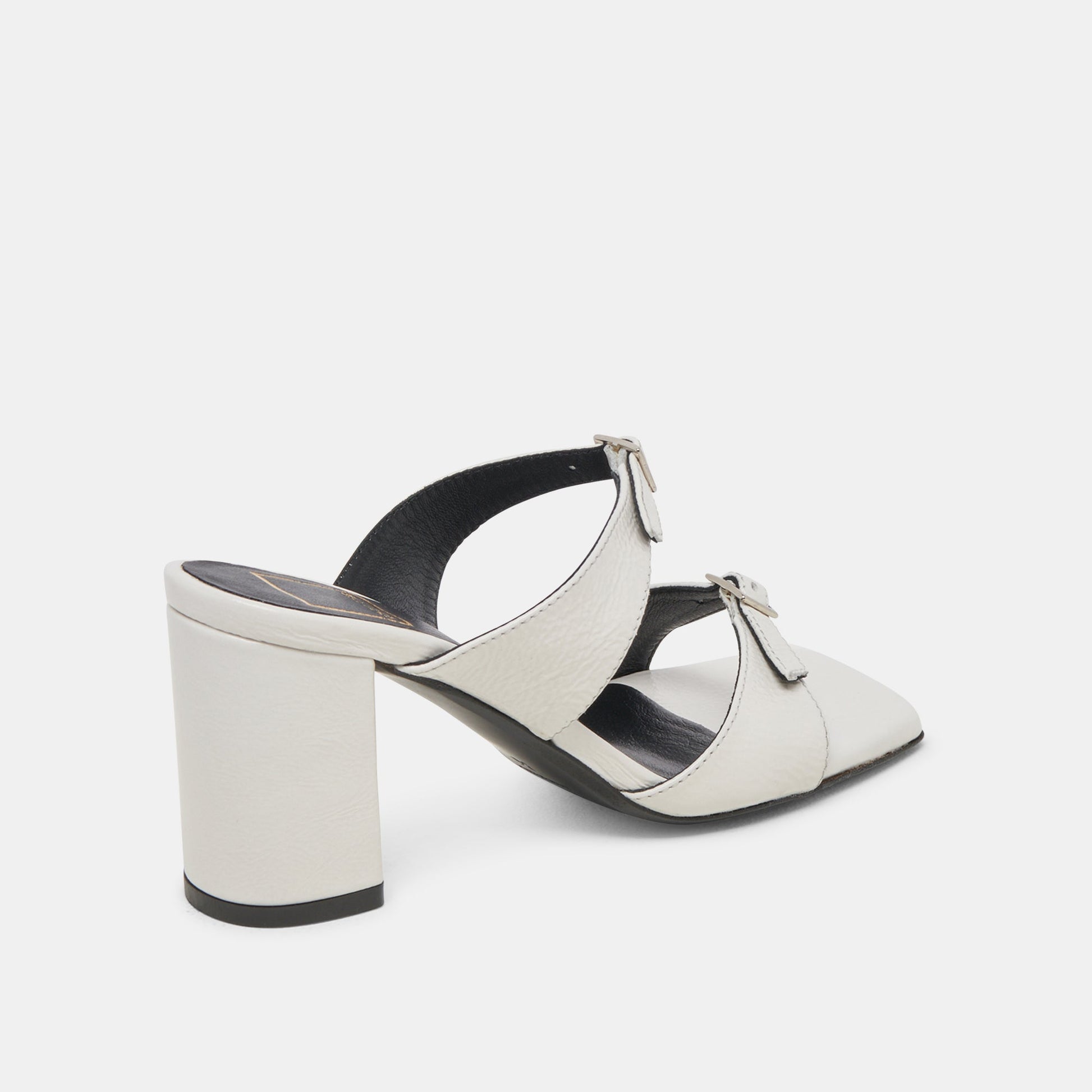 SHANE HEELS OFF WHITE CRINKLE PATENT
 – Dolce Vita