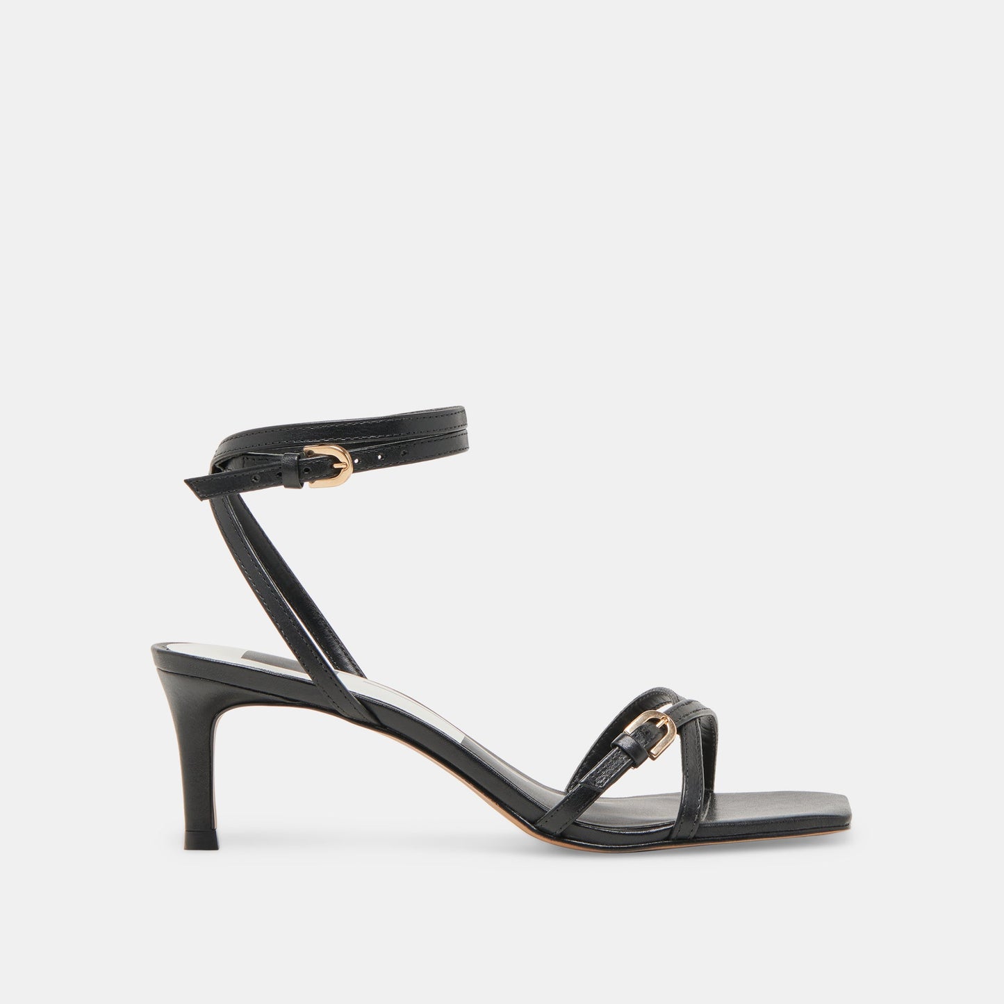 BAMBY HEELS BLACK LEATHER
 – Dolce Vita
