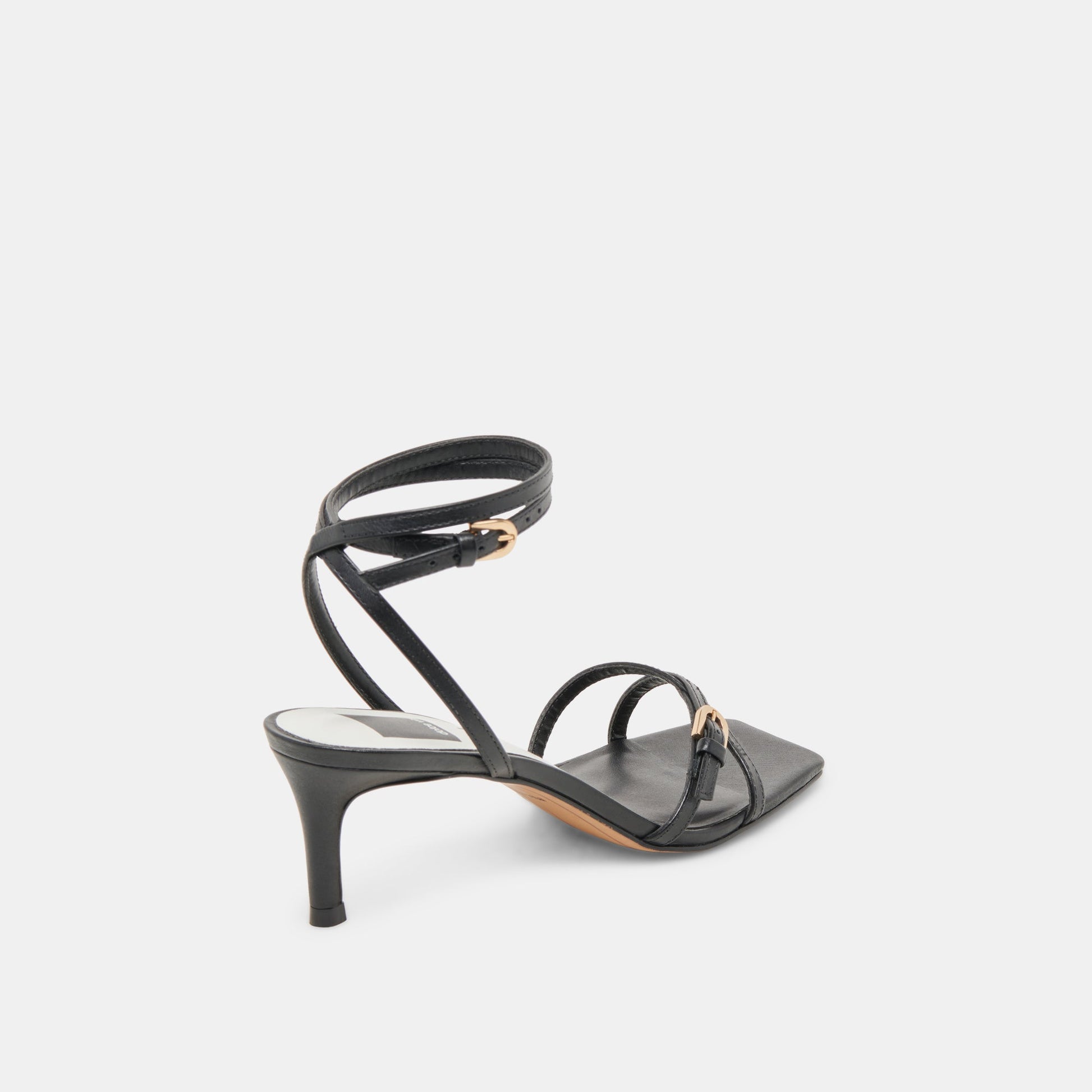 BAMBY HEELS BLACK LEATHER
 – Dolce Vita