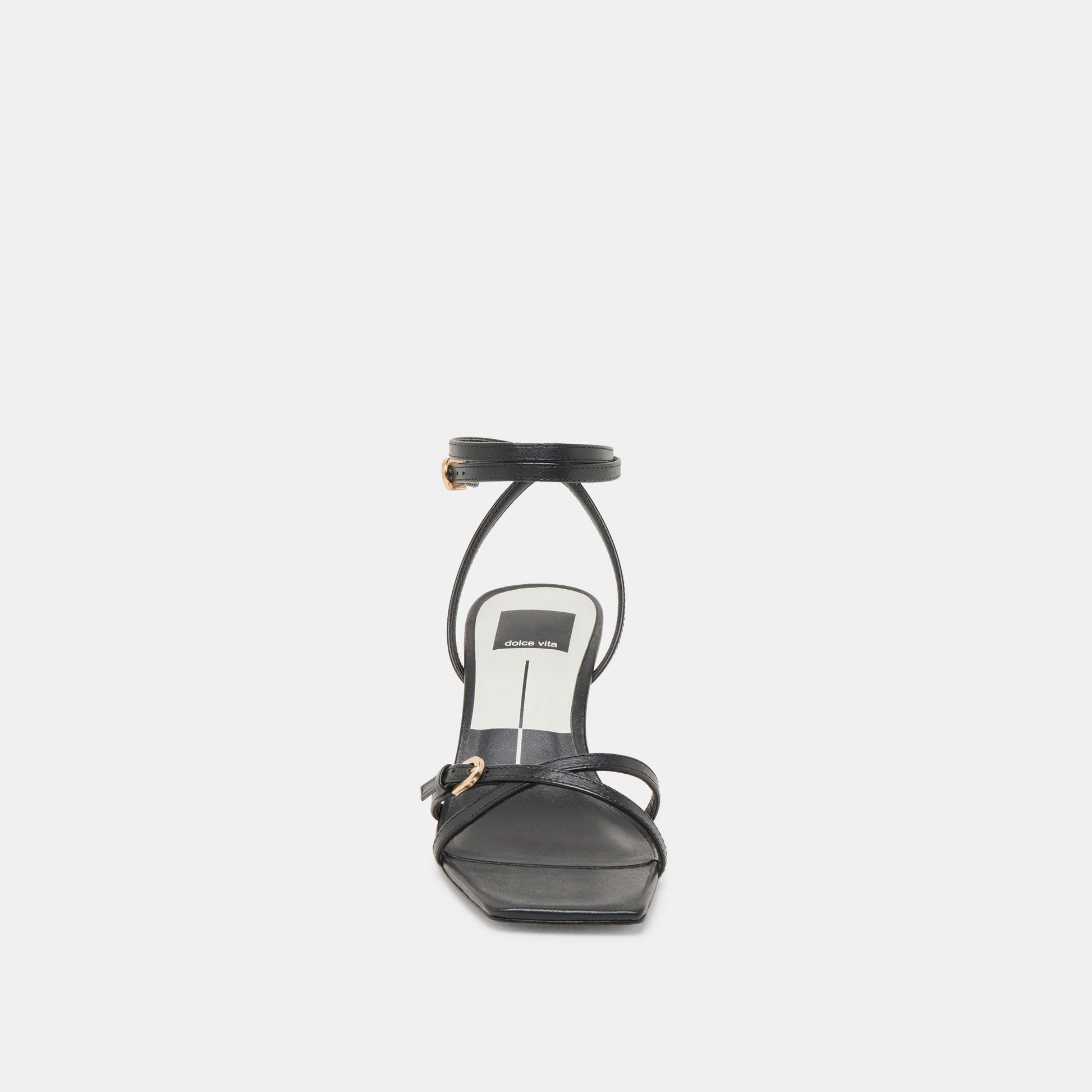 BAMBY HEELS BLACK LEATHER
 – Dolce Vita