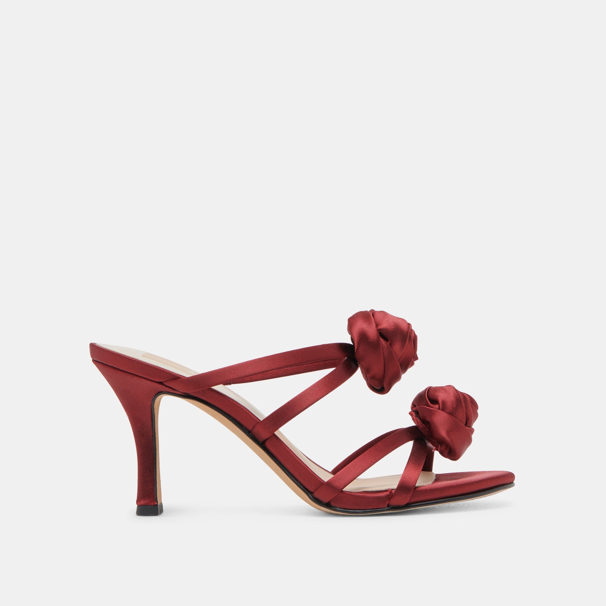 LINZY HEELS WINE SATIN
 – Dolce Vita