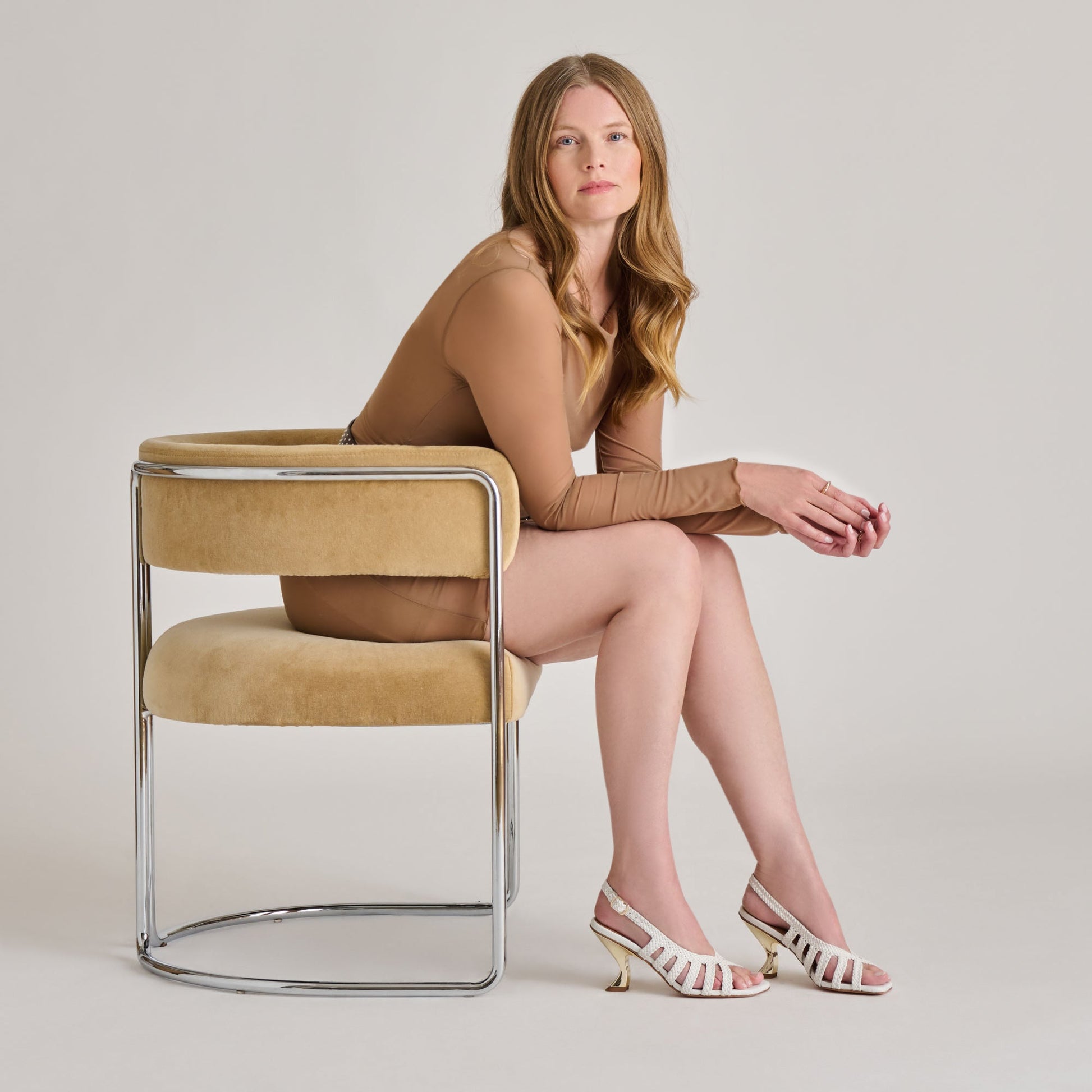 SICILY HEELS WHITE WOVEN LEATHER
 – Dolce Vita