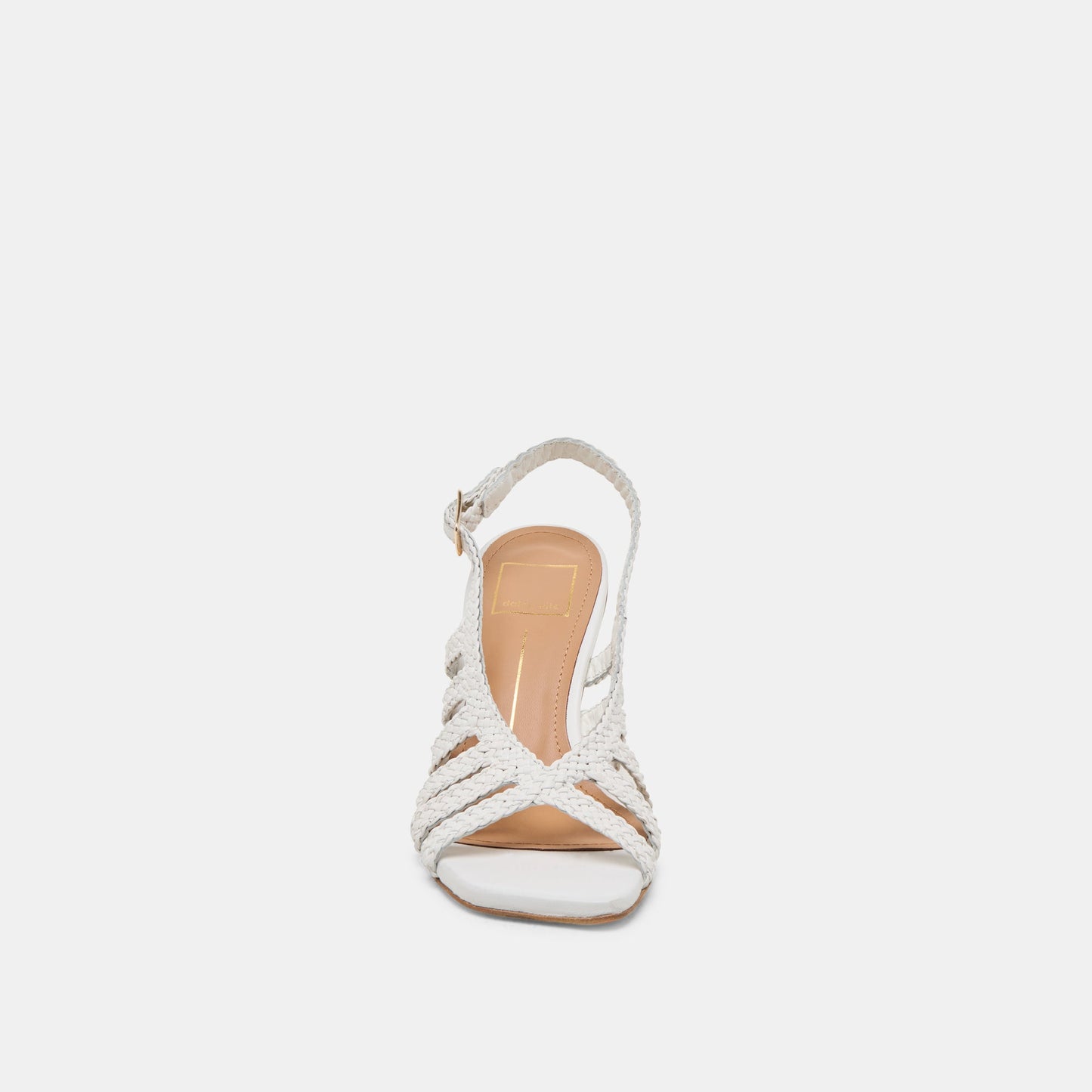 SICILY HEELS WHITE WOVEN LEATHER
 – Dolce Vita