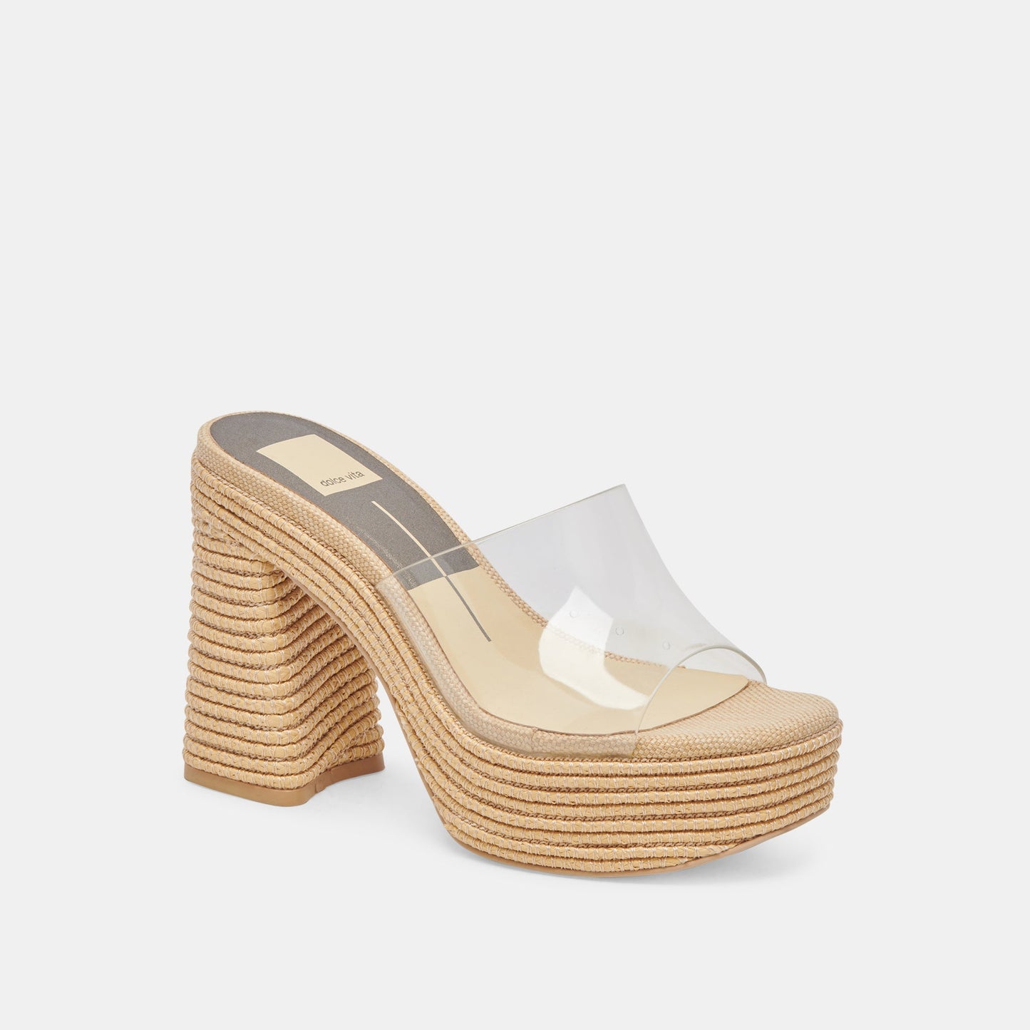 LICHIA HEELS NATURAL VINYL
 – Dolce Vita