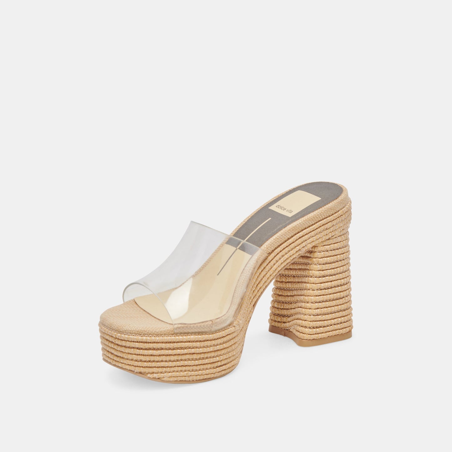 LICHIA HEELS NATURAL VINYL
 – Dolce Vita