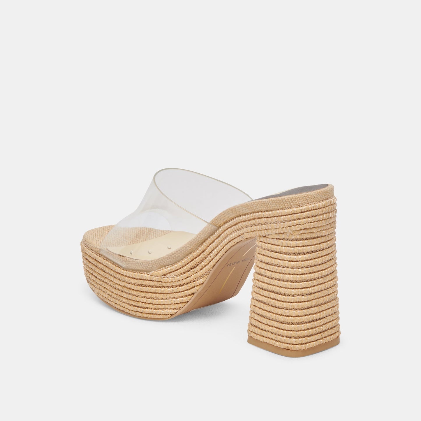 LICHIA HEELS NATURAL VINYL
 – Dolce Vita