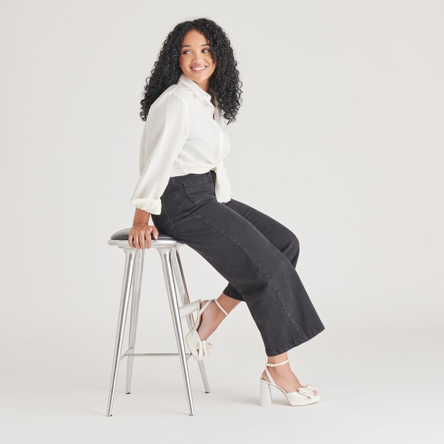PATTON HEELS IVORY SATIN
 – Dolce Vita