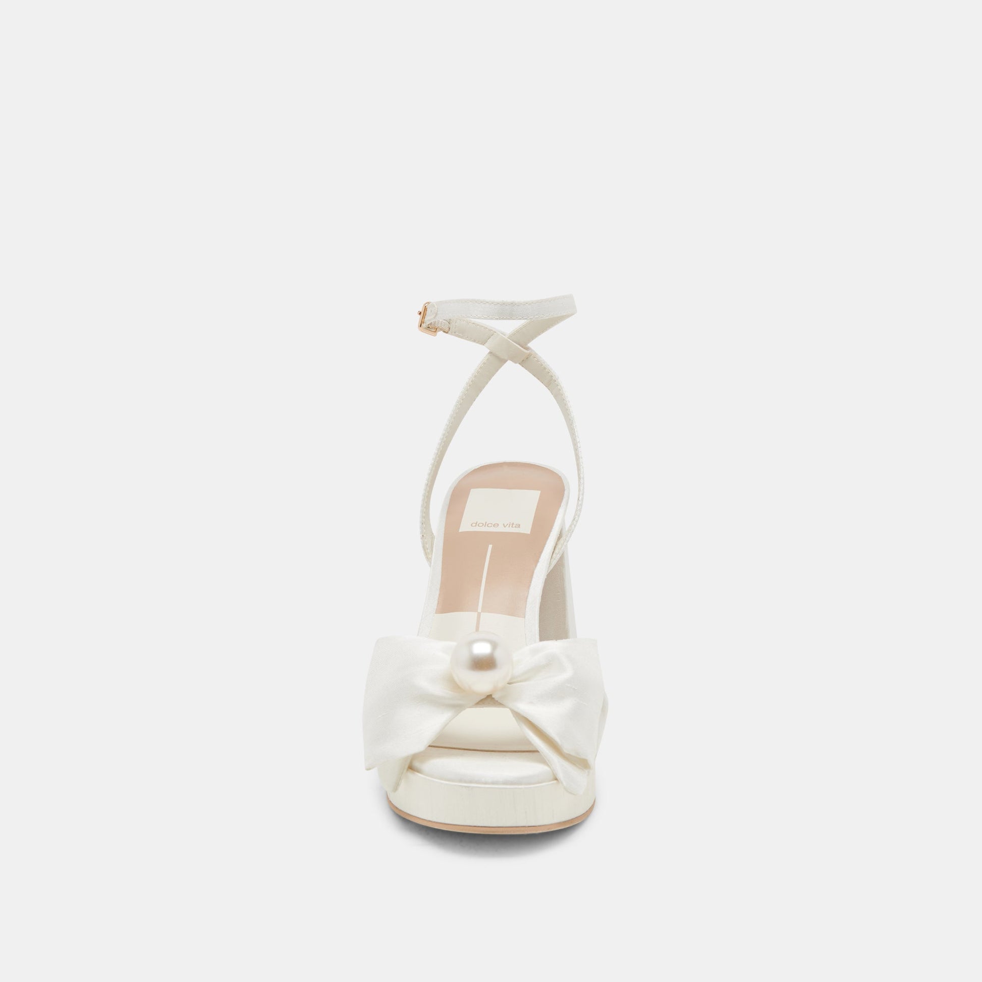 PATTON HEELS IVORY SATIN
 – Dolce Vita