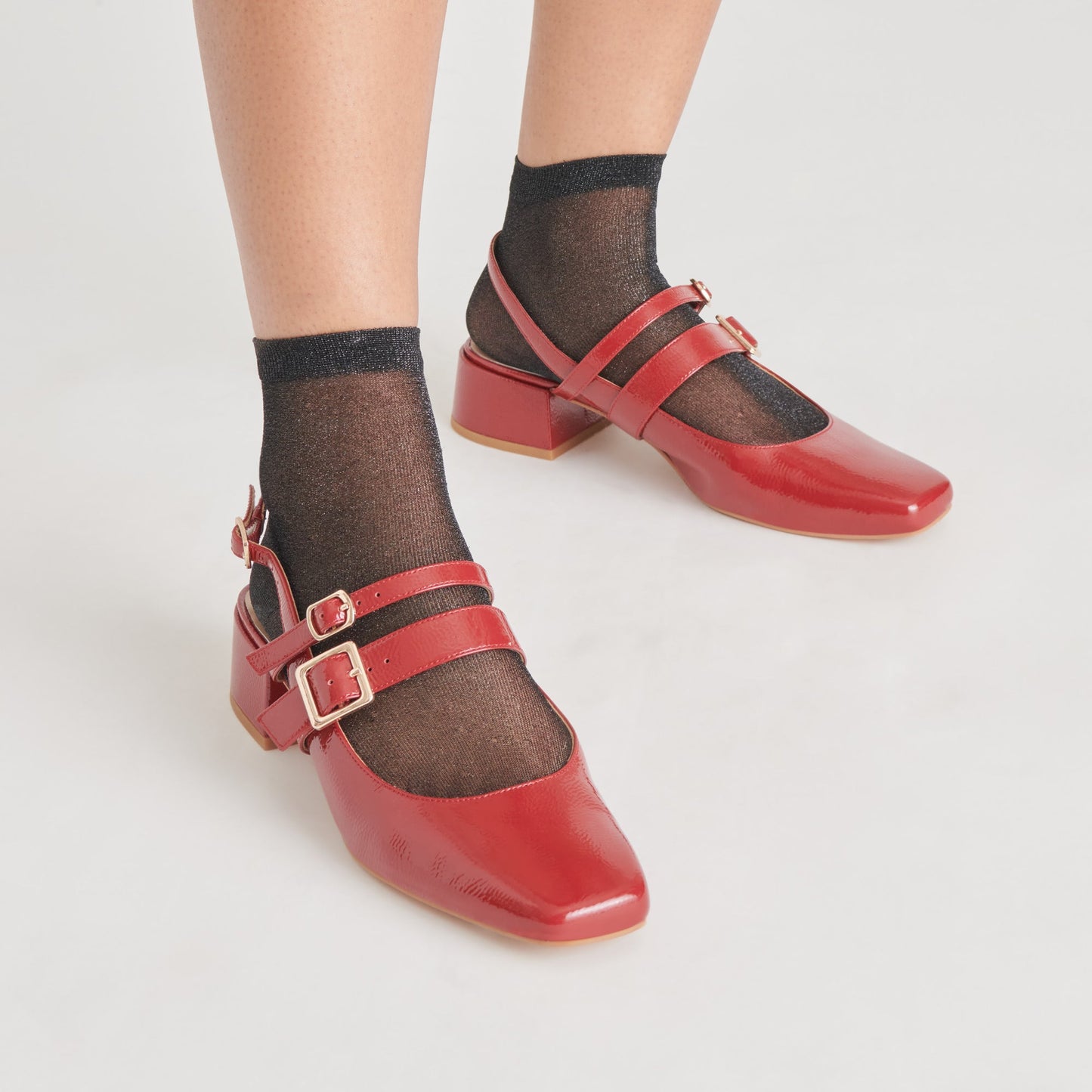 PATZY HEELS CRIMSON CRINKLE PATENT LEATHER
 – Dolce Vita